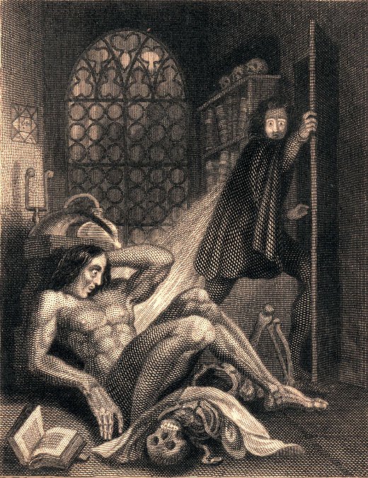Illustration from the frontispiece of the 1831 edition by Theodor von Holst